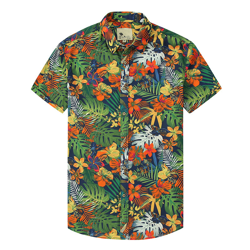 Camisa floral casual hawaiiana view 7