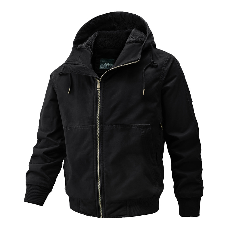 Veste en laine d'agneau d'hiver