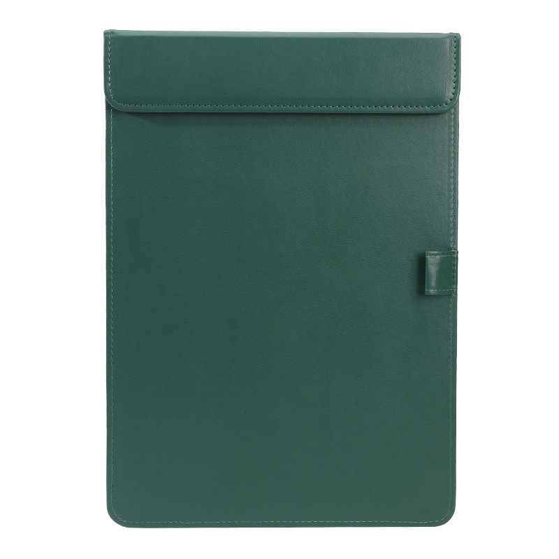 10x20.2cm dossier clip en cuir