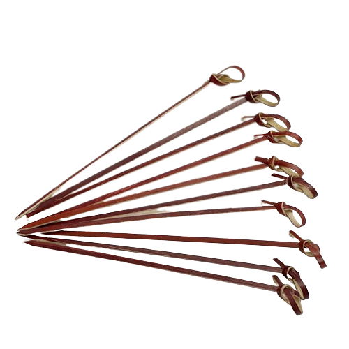 Cóctel empatado bambú skewer
