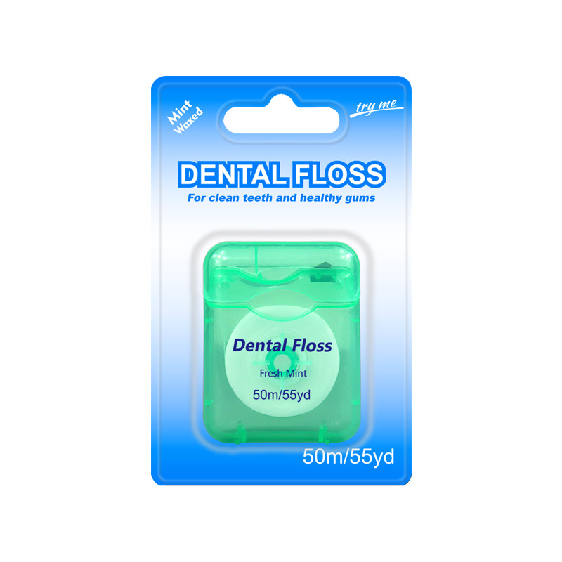 Hilo dental de menta cuadrada