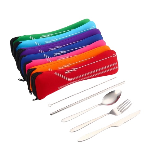En acier inoxydable vaisselle 5 pcs ensemble