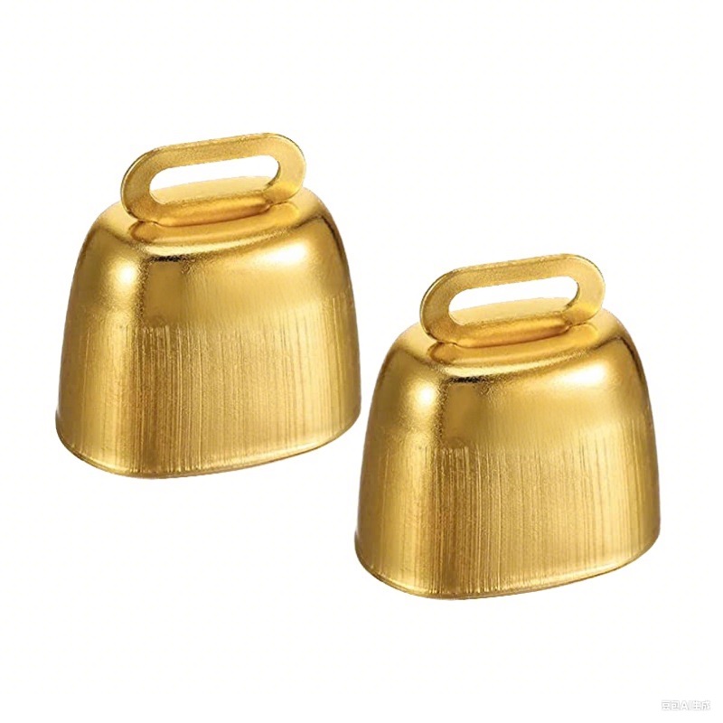 1. campana de vaca dorada de 1,3 pulgadas