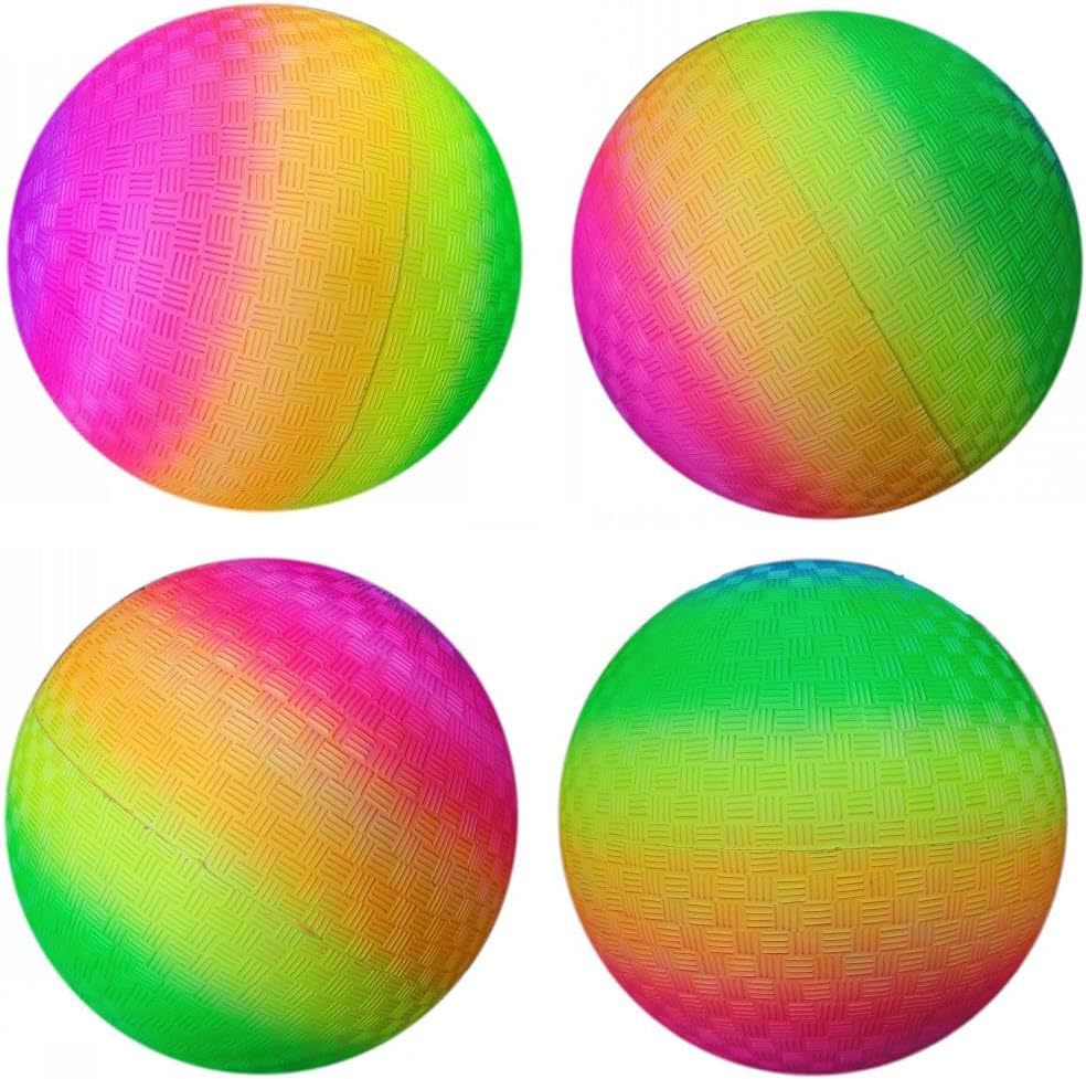 Balle de terrain de jeu arc-en-ciel de 8,5 pouces