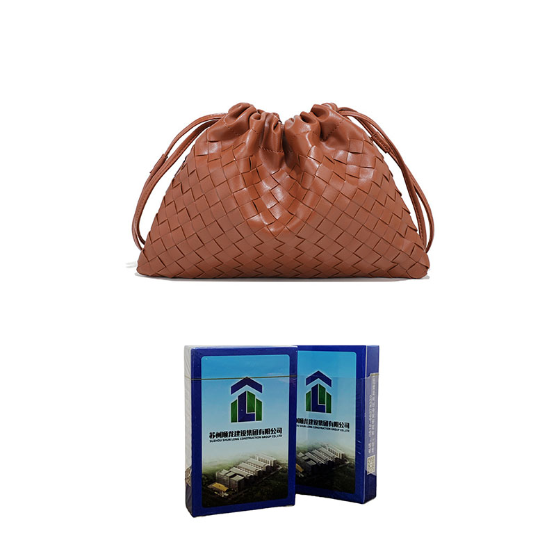 Juego de póquer de bolso tejido