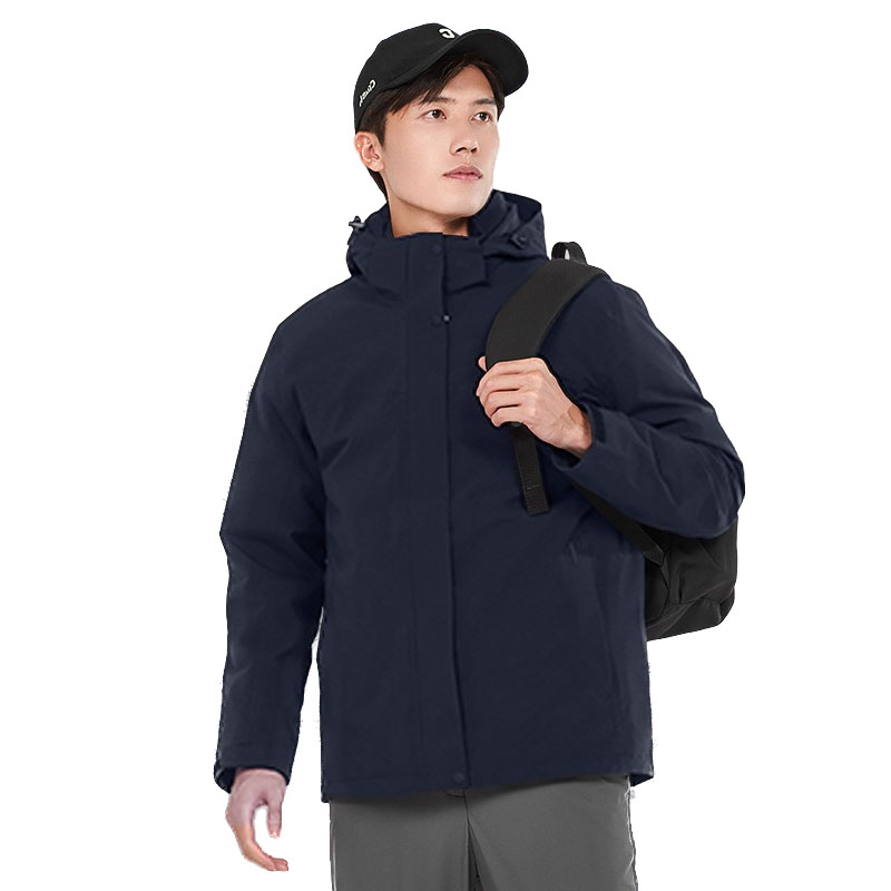 Men 3-in-1 Heated Waterproof Jacket With Fleece view 2