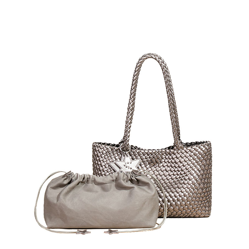 2-in-1 Woven Tote Bag