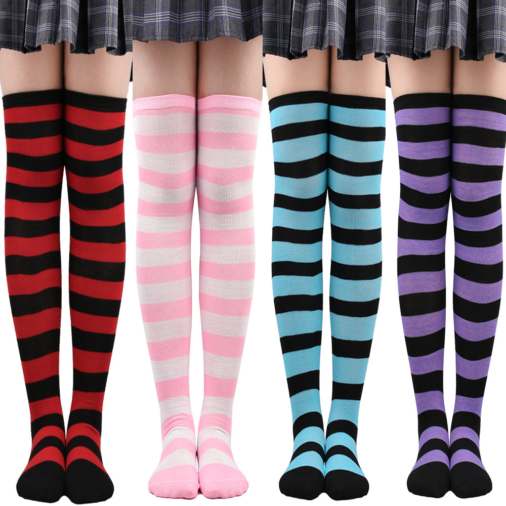 Chaussettes de noël rayées