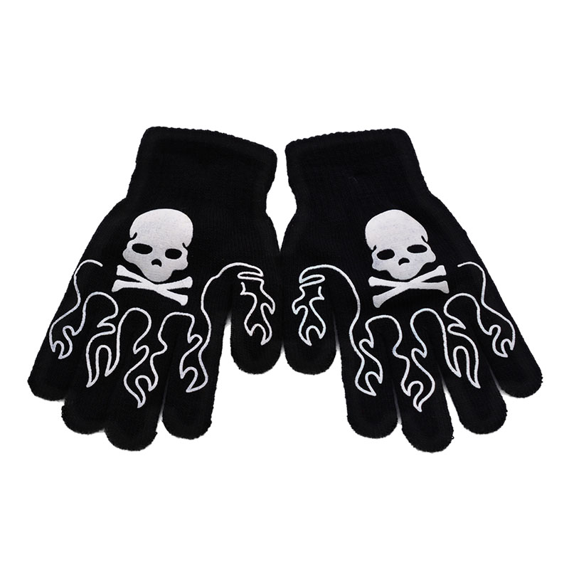 Guantes de punto acrílico-pandex