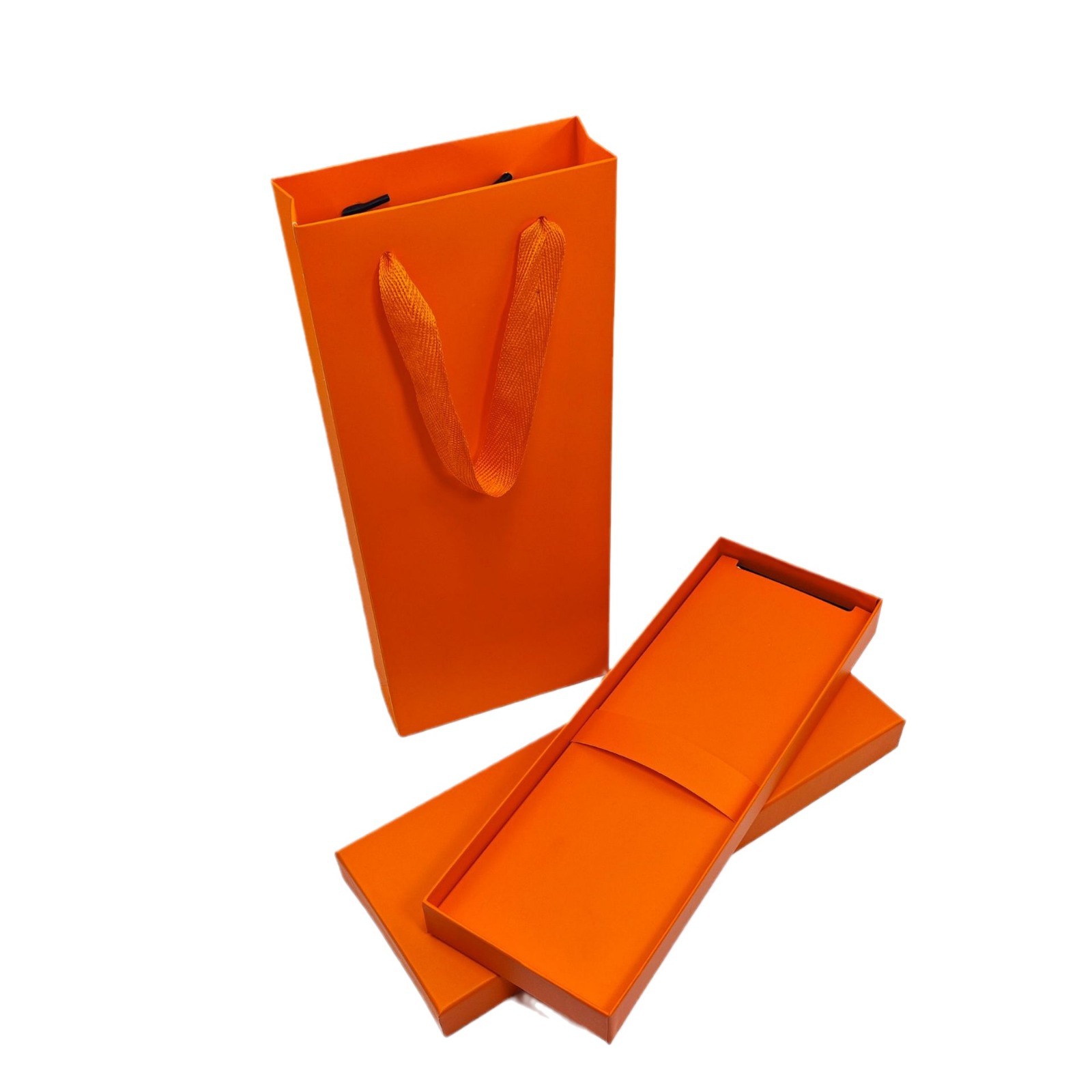 Rectangular Tie Box With Gift Bag