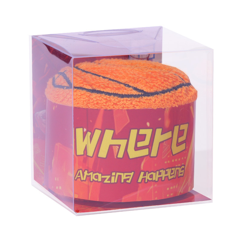 Cotton Basketball Shape Towel