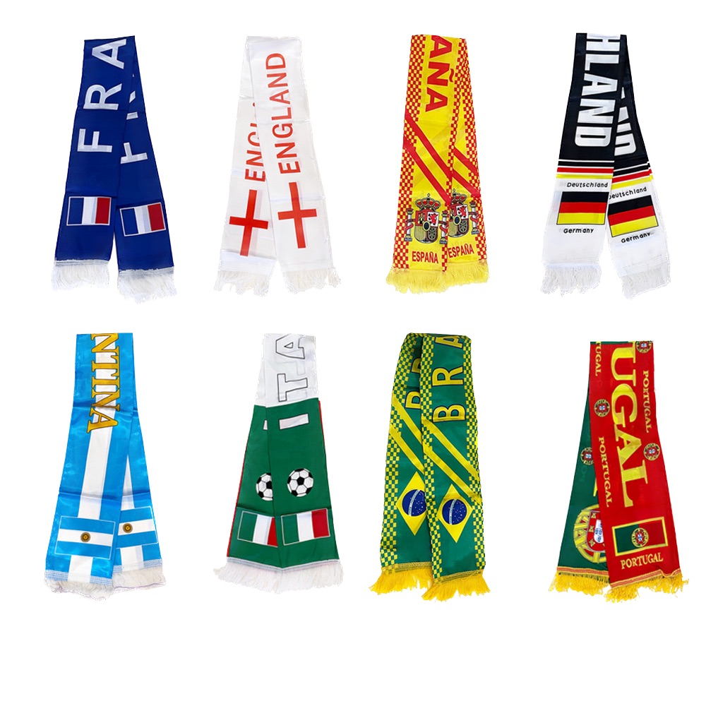 Coupe du monde fan d'encouragement écharpe