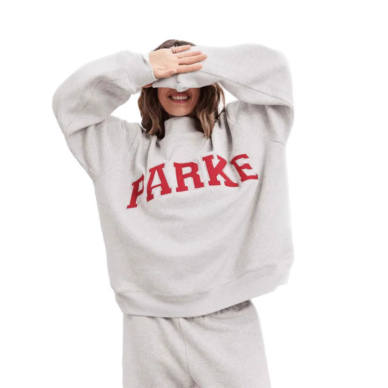 Sudadera mockneck de ajuste relajado