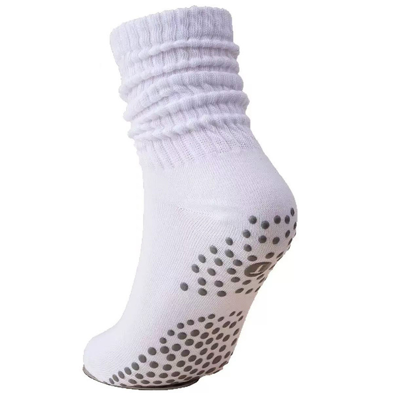 Mi-calf yoga chaussettes anti-dérapantes