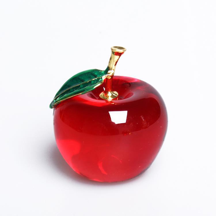 Crystal Apple Decoration