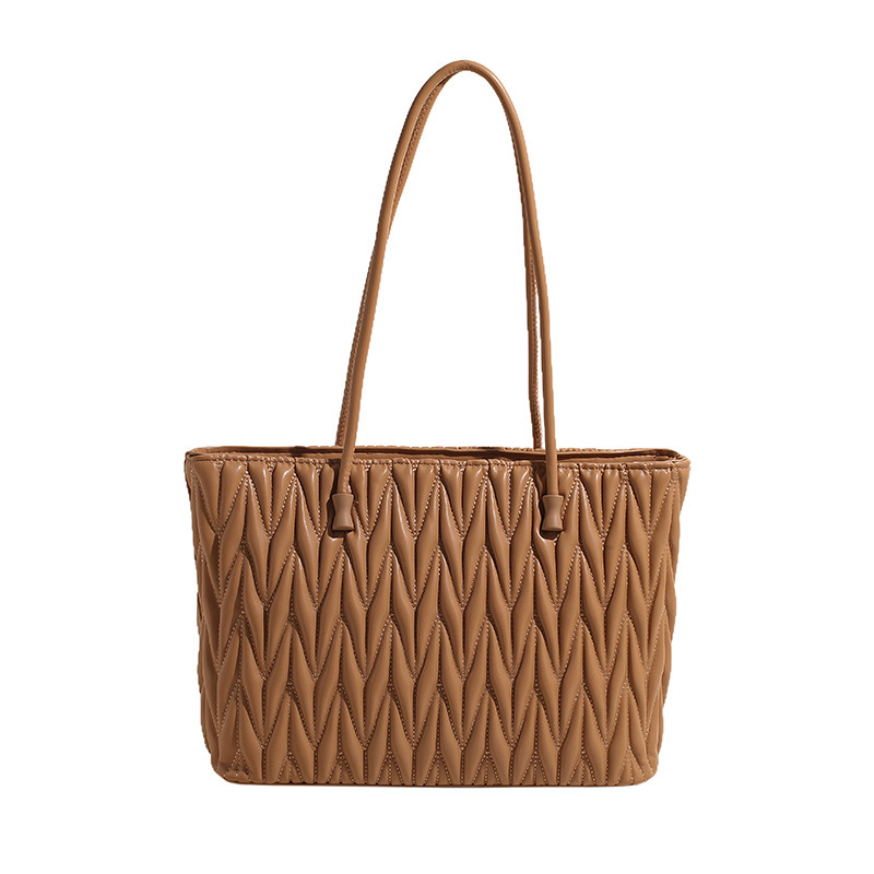 Minimally Pleated Tote Bag