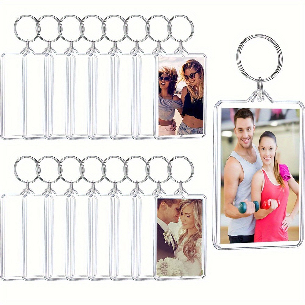 Acrylic Photo Frame Keychain