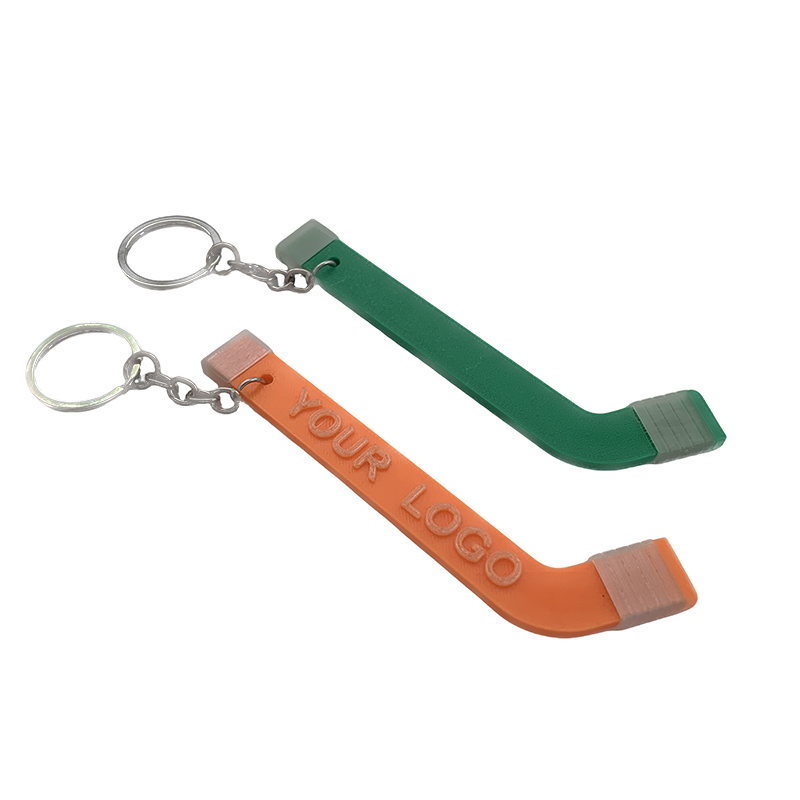 Glow Hockey Stick Keychain