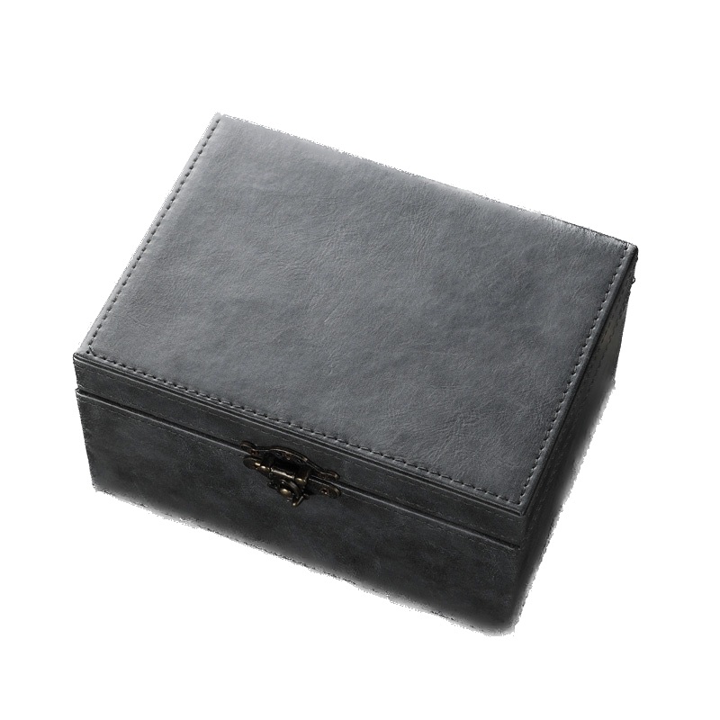 Mini Rfid Blocking Leather Storage Box