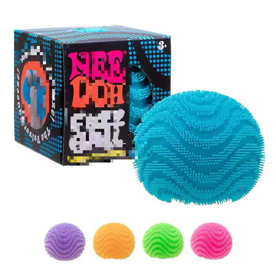 Wavy Pattern Puffer Stress Relief Ball