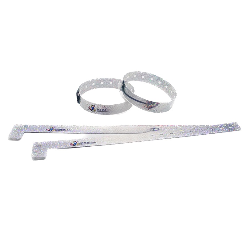 Pulsera de plástico láser