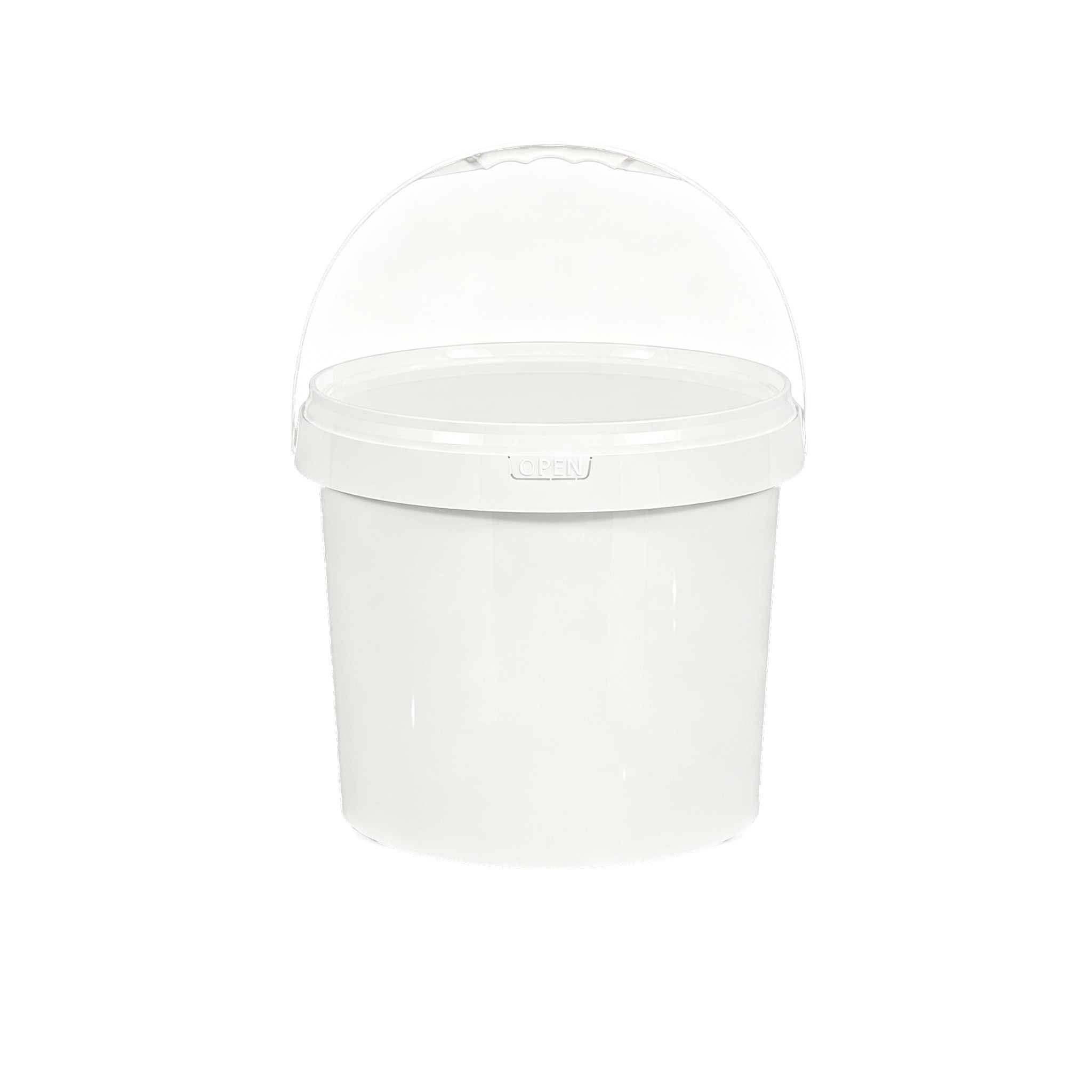 Seau en plastique 10l avec couvercle