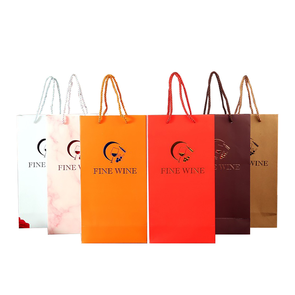 4.5x13 Inch Paper Wine Bag