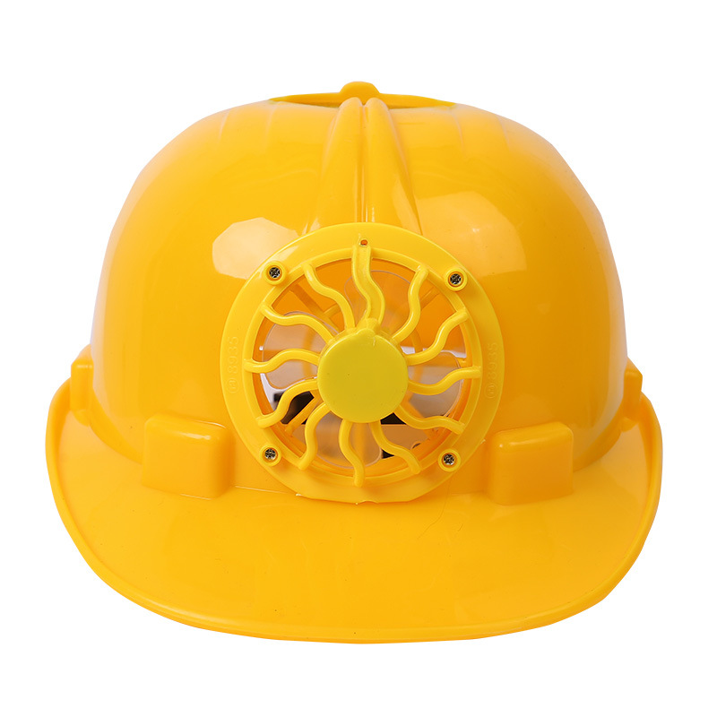 Casque de sécurité du ventilateur de refroidissement solaire