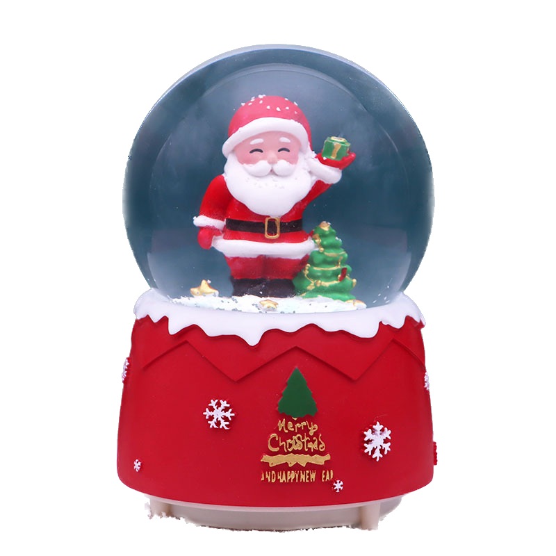 Santa claus boule de cristal de noël