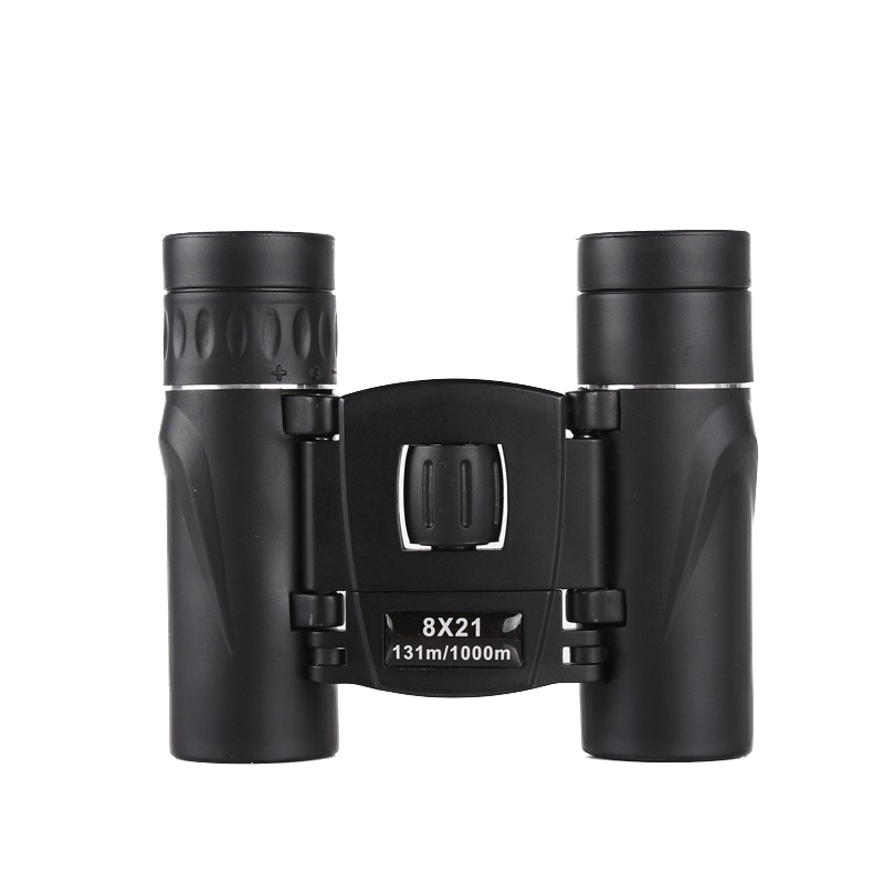 8x21 binoculares plegables compactos