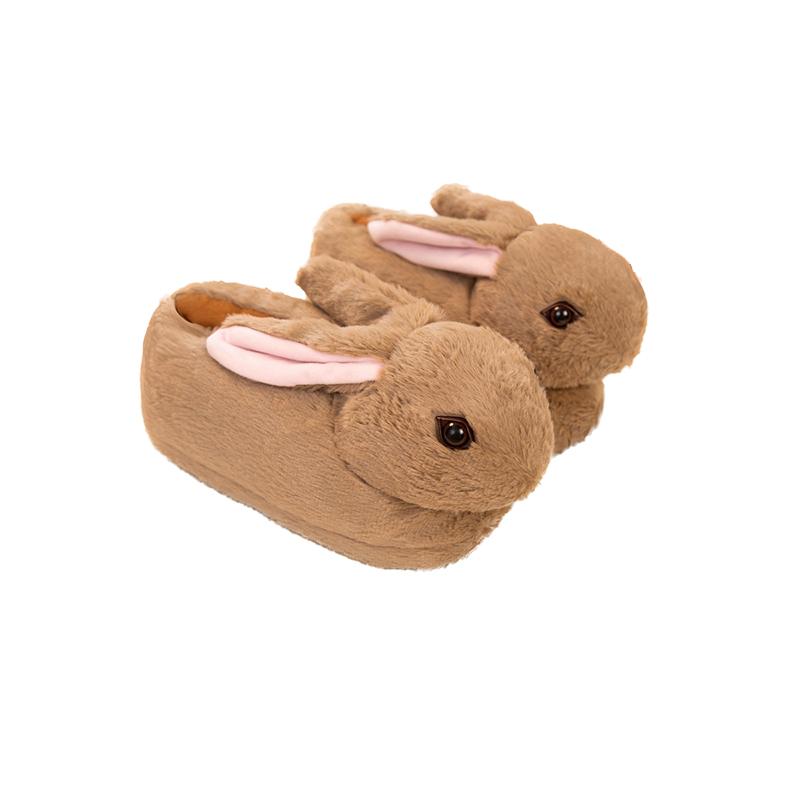 Pantoufles maison en peluche