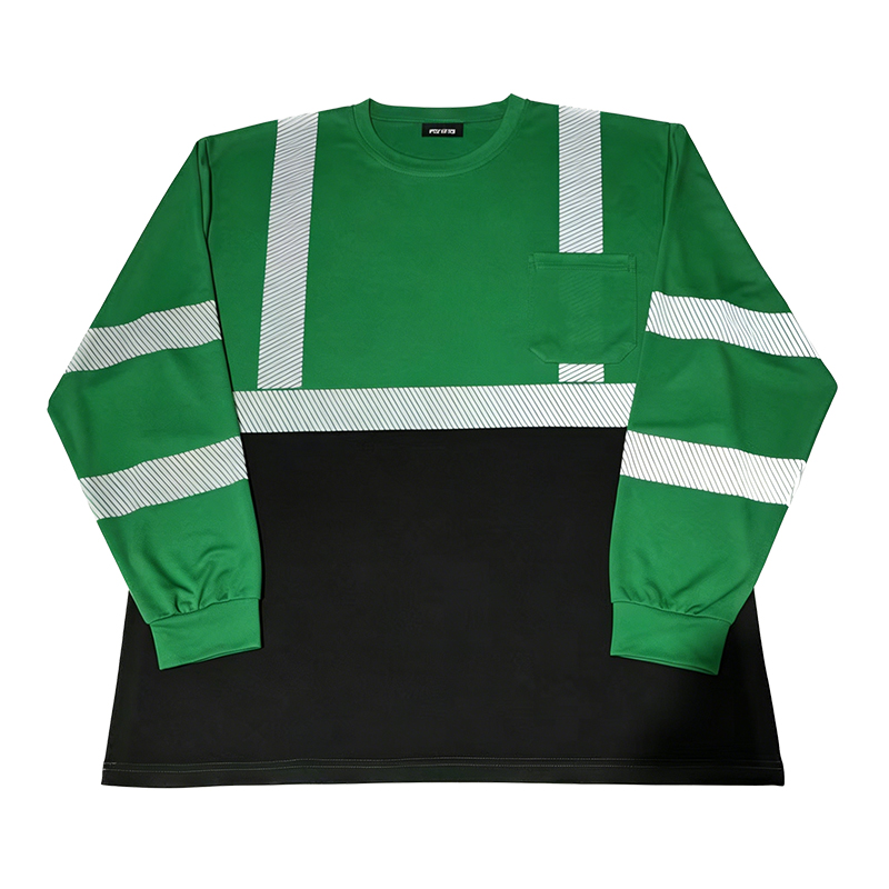 Camiseta de trabajo reflectante de manga larga