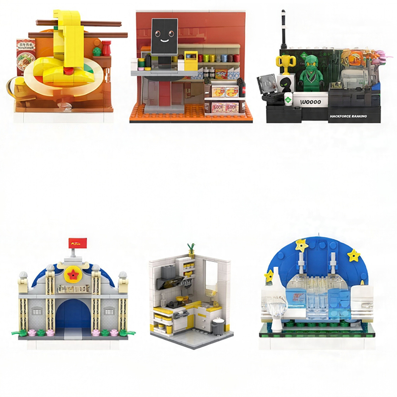 Custom Printed Building Block Display Plaque