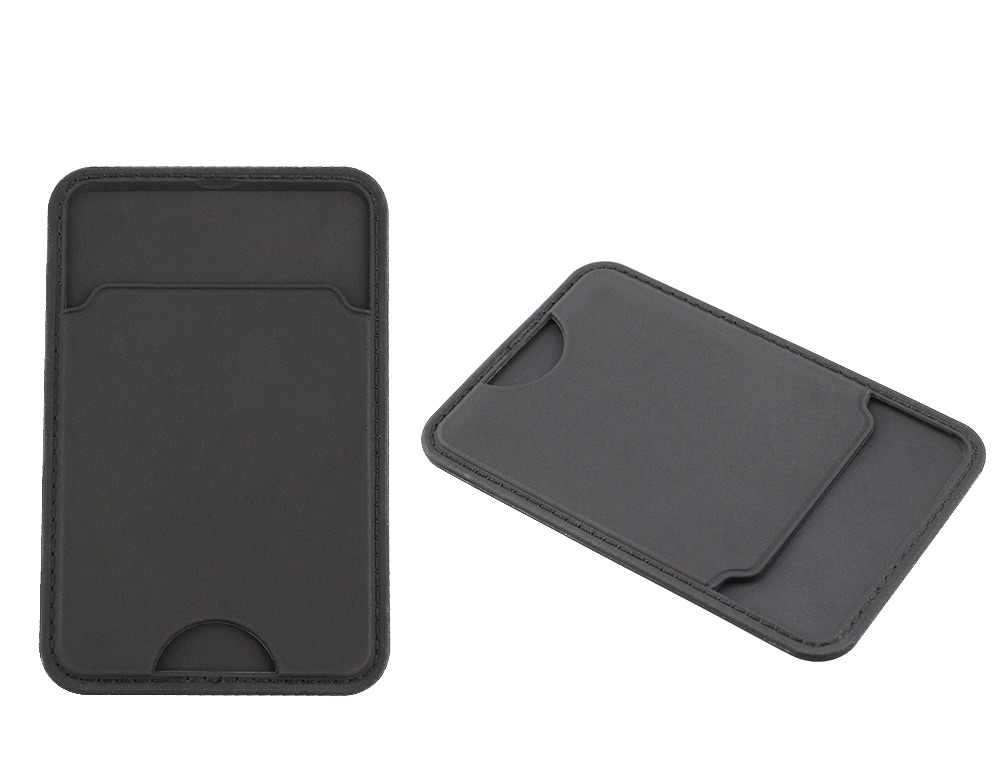 Porte carte téléphone en silicone autocollant