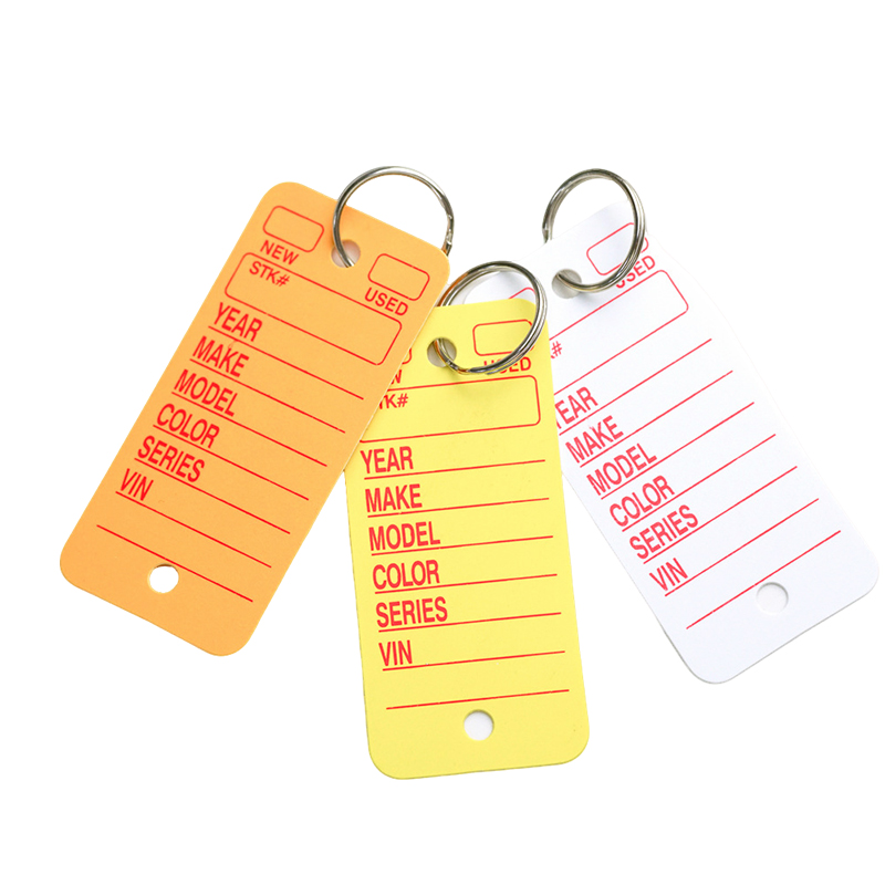 250 pcs clés véhicule tags avec 2 stylos marqueurs ensemble