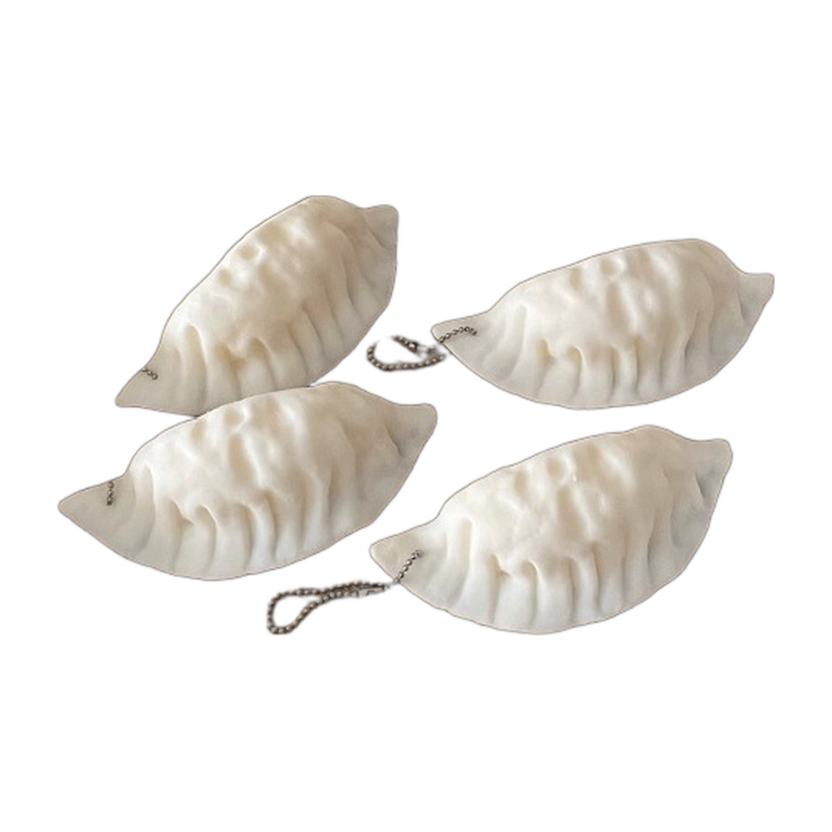 Squishy Dumpling Stress Relief Keychain view 3