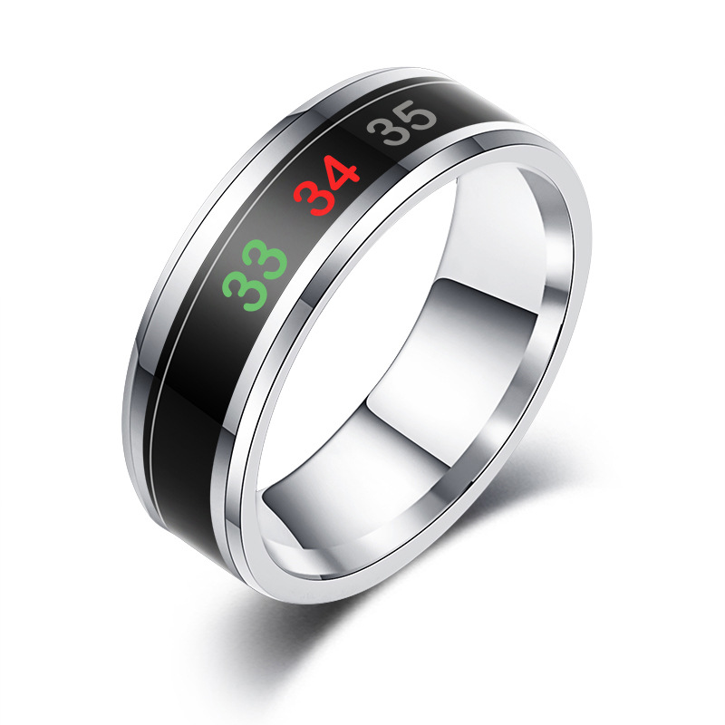 Anillo inteligente termómetro digital