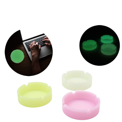 Cendrier en silicone brillant