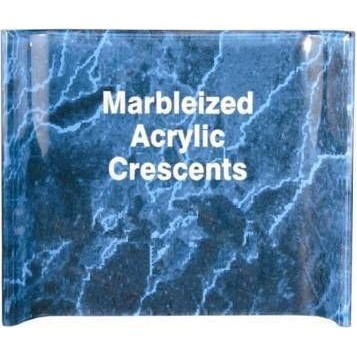 Marble Acrylic Crescent Award