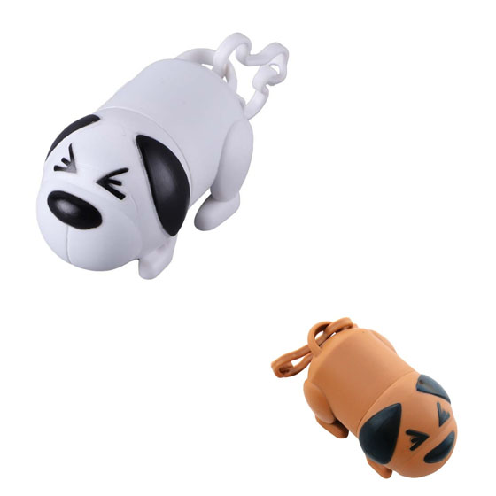 Distributeur de sacs pour animaux de compagnie en forme de chien