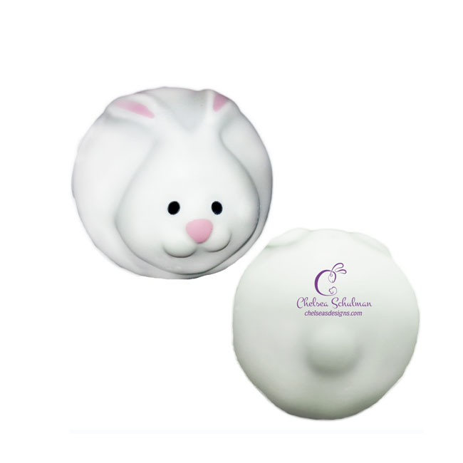 Boule de stress de lapin blanc