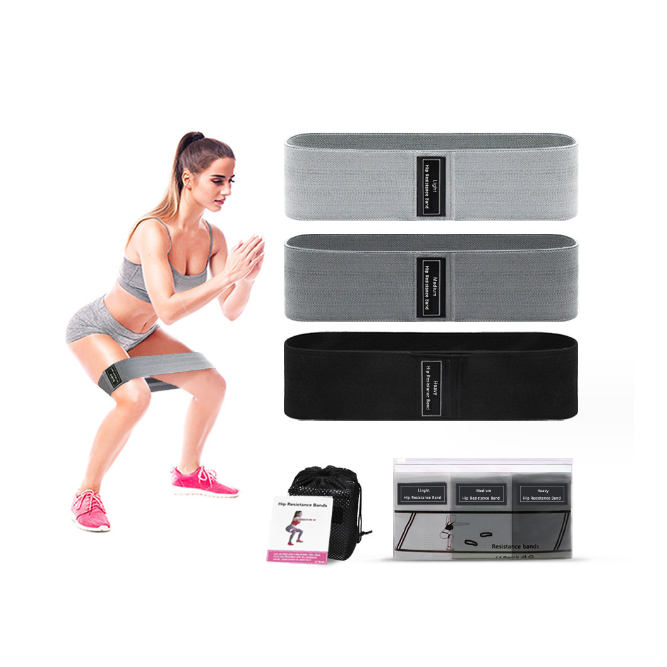 3pcs juego de banda de resistencia al yoga