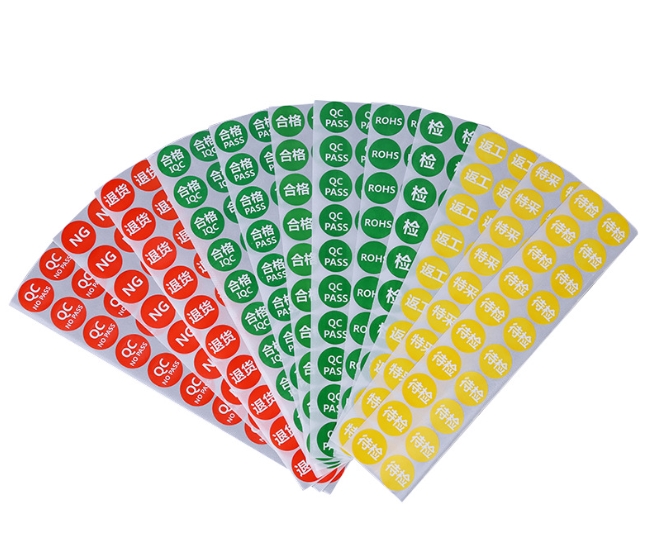 Etiquetas lisas de 3/4"