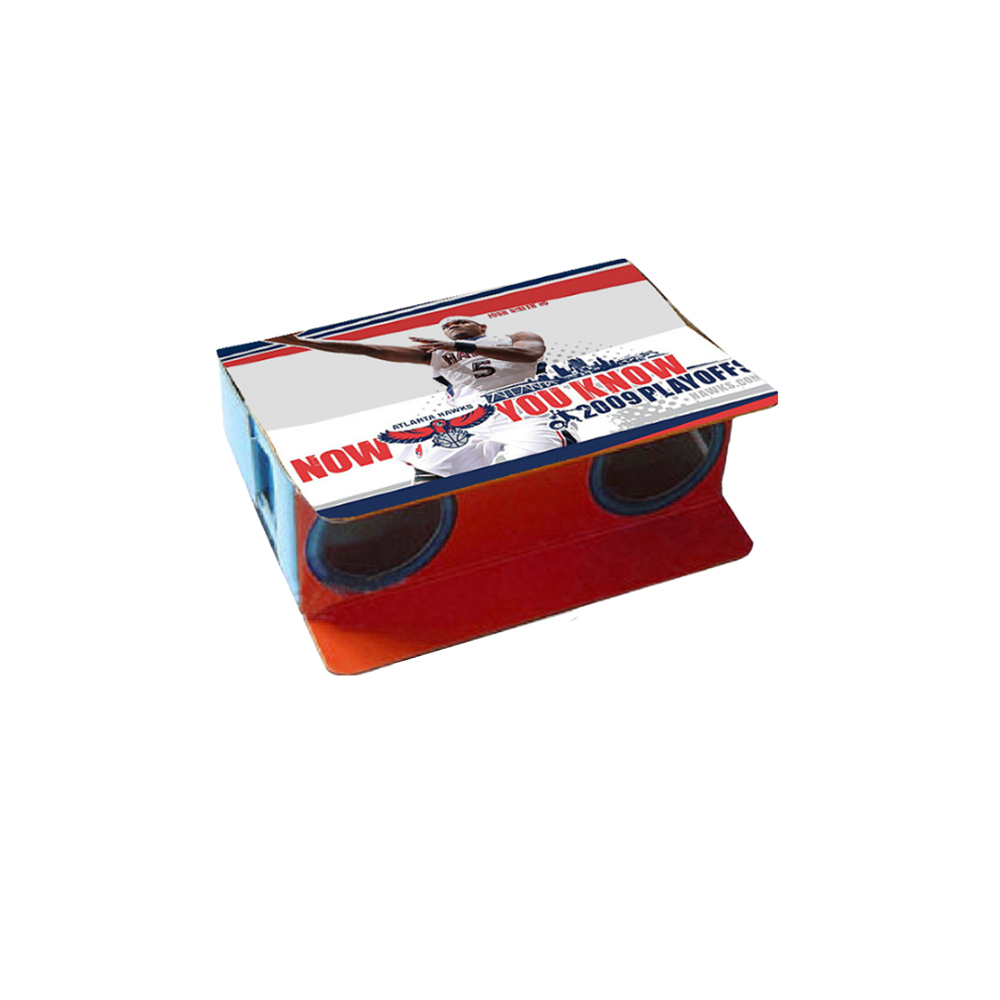 Cartón plegable binocular