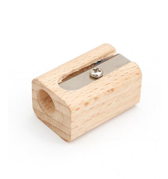 Afilador de lápiz de madera