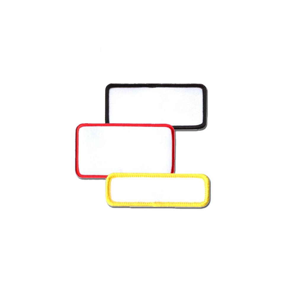 Patch blanc rectangulaire blanc