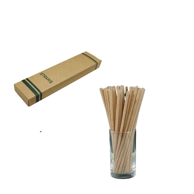 Paille de canne à sucre de 50pcs