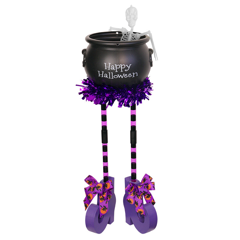 Grandes sorcières jambes sucre chaudron