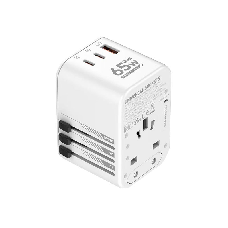 Adaptador universal de viaje de 65w