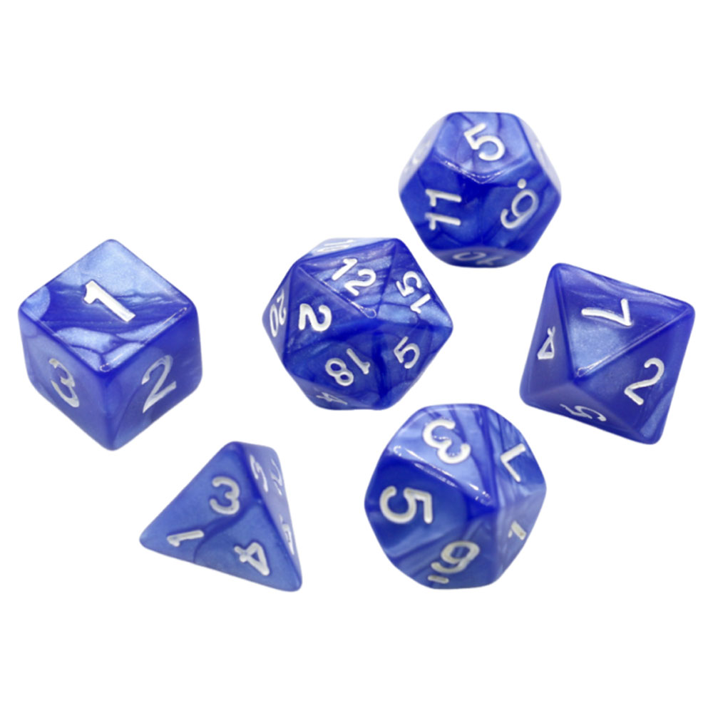 6 pcs dados conjunto